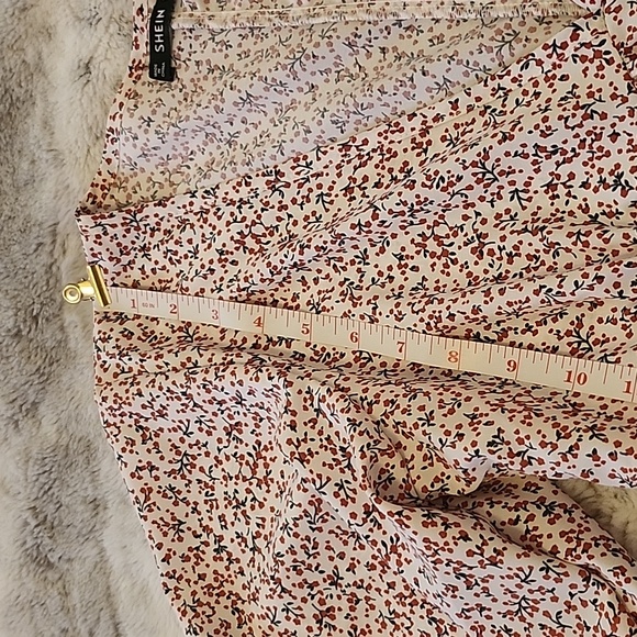 SHEIN Floral Dress A-Line Silhouette Dress Western Casual Size S - Picture 7 of 9